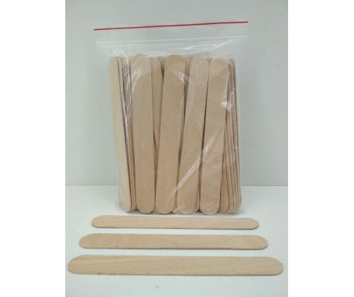 Шпатели деревянные для косметических процедур (150*17*1,6) 100шт (1 пачка)