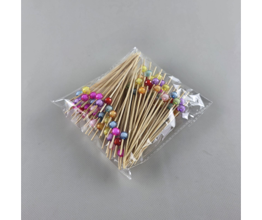 Шпажка  для украшения блюд 12см" Жемчужина " 100 шт (1 пачка)