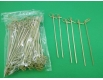 Шпажки бамбуковые с узелком 15см,100 шт (1 пачка)