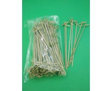Шпажки бамбуковые с узелком 18см,100 шт (1 пачка)