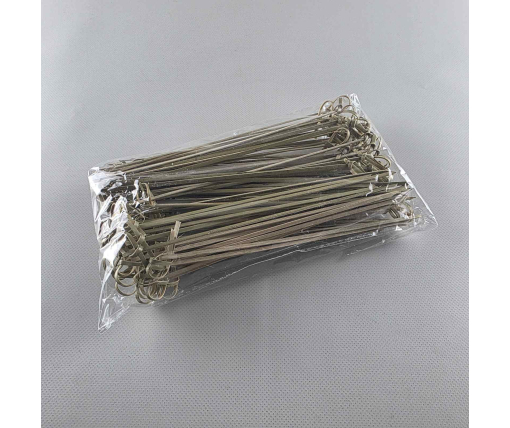 Бамбуковые деревянные шпажки с узелком 18см,100 шт (1 пачка)