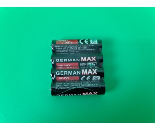 Батарейка (АА R6) Германия MAX солевые(Б-4) (4 шт)