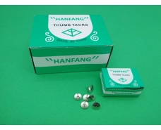 Кнопки канцелярские(Hanfang) в картонной упаковке  (1 пачка)