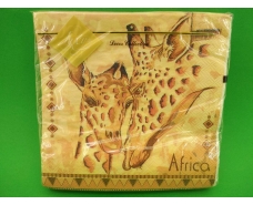 Салфетка трехслойная класическая (ЗЗхЗЗ, 20шт) Luxy  Африка(1249) (1 пачка)