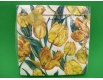 Салфетка (ЗЗхЗЗ, 20шт) Luxy  Золотистые Тюльпаны(1241) (1 пачка)