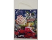 Новогодний Пакет ламинированный с петлевой ручкой маленький  "Счасливое Рождество"  (50 шт)