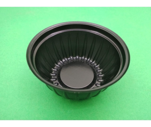 Соусник черный пластиковый  ПС-390 (V50мл)Ф66/h30 (105 шт)