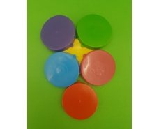 Крышка Цветная пластмасовая (для холодного) (1 шт)