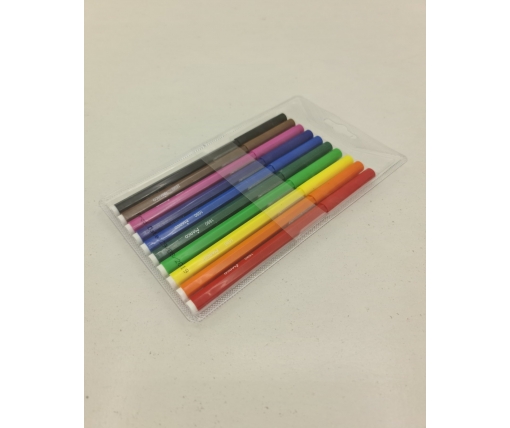 Фломастеры разноцветные   тм Марко  (10цветов ) (1 пачка)