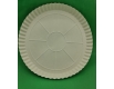 Бумажная тарелка под пиццу 370мм белая (100 шт)