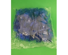 Вилка одноразовая пластиковая для фруктов Юнита Синяя (250 шт)