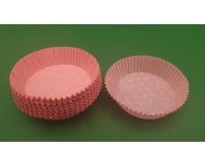 Тартолетка для кексов  А9 "Круглая розовая"D71 H22 (100шт) (1 уп.)