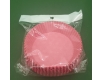 Тартолетка для кексов  А9 "Круглая розовая"D71 H22 (100шт) (1 уп.)