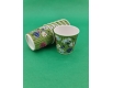 Бумажные одноразовые стаканы гофрированные 110мл " Цветы " Маэстро (20 шт)