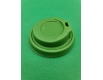 Крышка зеленая на стакан  бумажный Ф75 (гар) Маєстро (50 шт)