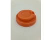 Крышка для стакана  бумажный  Ф75 (гар) оранжевая Маэстро (50 шт)