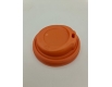 Крышка на стакан  бумажный  Ф80 (гар) оранжевая Маэстро (50 шт)