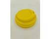 Крышка на стакан  бумажный  Ф80 (гар) желтая Маэстро (50 шт)