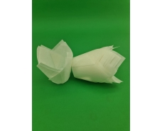 Тарталетки бумажные для кексов ТЛ-150 Тюльпан Белый" (50*60/80) (100шт) (1 уп.)