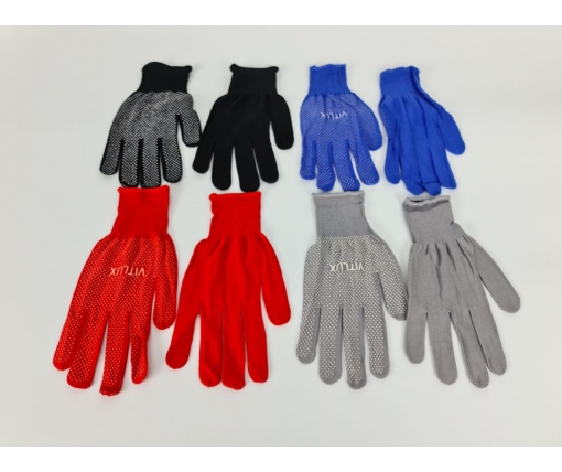 Хозяйственные перчатки Нейлоновые с микроточкой (12 пар)