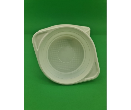 Тарелка одноразовая диаметр 500мм ПП Белая PGU (50 шт)