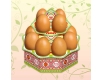 Декоративная подставка для яиц №12.1 "Традиционная" (12 яиц) высокая (1 шт)