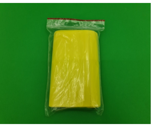 Пакет с замком zipp 14x15 желтый (50шт) (1 пачка)