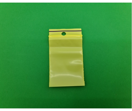 Пакет с замком zipp 4x6 желтый (50шт) (1 пачка)
