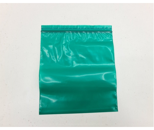 Пакет с замком zipp 14x15 зеленый (50шт) (1 пачка)
