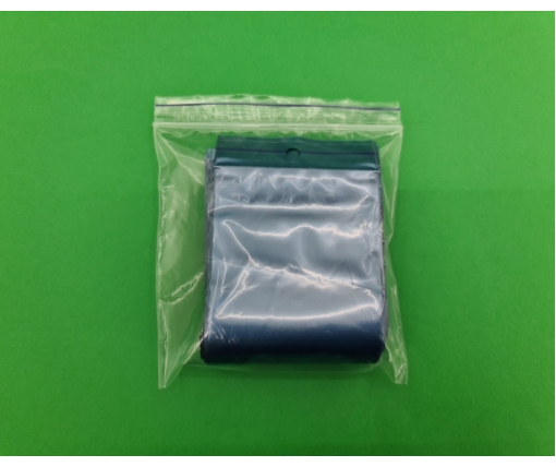 Пакет с замком zipp 6x8 синий (50шт) (1 пачка)