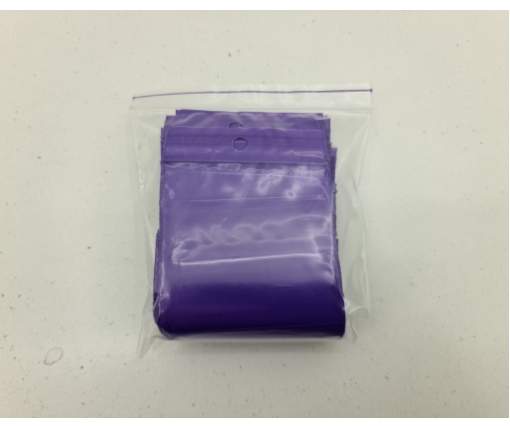 Пакет с замком zipp 6x8 фиолетовый (50шт) (1 пачка)