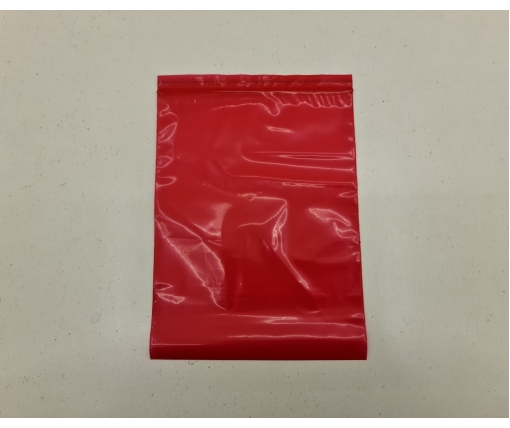 Пакет с замком zipp 15x20 красный (50шт) (1 пачка)