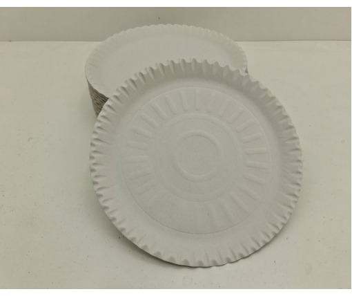Одноразовые тарелки бумажные   диаметр 250мм (100 шт)