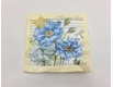 Бумажная салфетка цветочной тематики (ЗЗхЗЗ, 20шт) Luxy  Цветочная лазурь (2057) (1 пачка)
