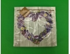 Бумажная салфетка на свадьбу (ЗЗхЗЗ, 20шт) Luxy  Цветочное сердце (2091) (1 пачка)