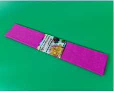 Бумага креповая (гофрированая) розовый (1 пачка)