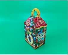 Новогодняя коробка для конфет №218 (700гр) З новим роком (25 шт)