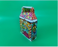 Коробка под конфеты №243 (600гр) Сказочный домик (25 шт)