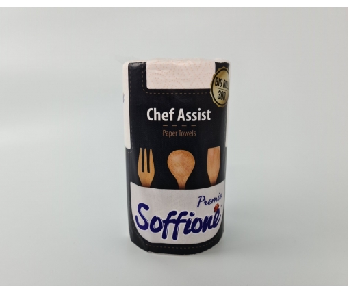 Бумажное полотенце (а1) SOFFIONE Chef Assist (1 пачка)