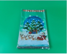 фольгированный пакет Н.Г (25*40) №41 Merry Christmas (100 шт)