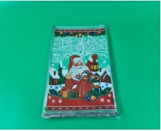 фольгированный пакет Н.Г (25*40) №39 Санта с подарками (100 шт)