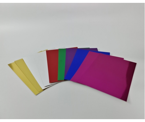 Набор металлизированного картона 6 цветов, 10 листов А-4 №7398 (1 шт)