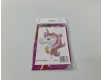 Фольгированный шар 93х114 см Единорог в цветах  (Китай) в упаковке (1 пачка)
