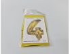 Шар фольгированный золотой цифра "4" , 100 см в упаковке (1 пачка)