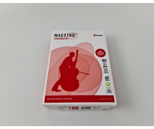 Бумага для принтера А4  500листов MAESTRO standard+ (1 пачка)
