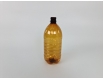 Пластиковая бутылка ПЭТ 1,0 л коричневая с крышкой СБ (120 шт)