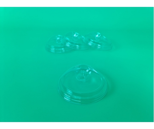 Крышка с поилкой  для стакана РЕТ (250,350,400,500) NEW (50 шт)