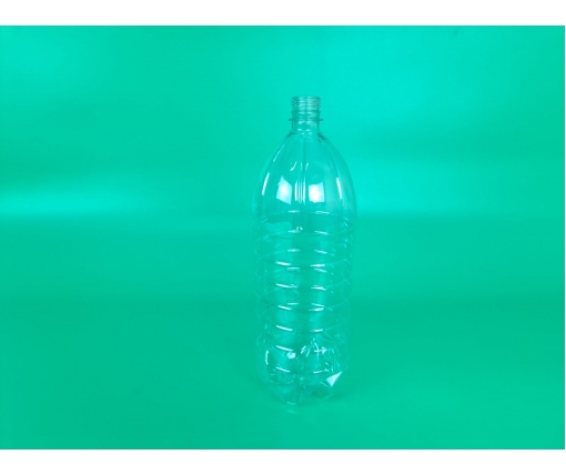 Пластиковая бутылка ПЭТ 1,5 л, прозрачная с крышкой СБ (90 шт)