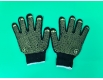 Перчатки рабочие х/б черная с пвх покрытием (10 пар)