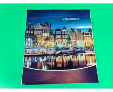 Пакет-сумка 40х45 з пластиковою ручкою  "Амстердам" без ручки) (10 шт)